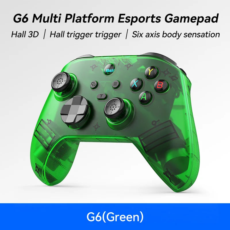 BSP G6 Double Hall For Nintendo Switch Controller Wireless Bluetooth Gamepads For Nintendo Switch Pro Console Control Joystick