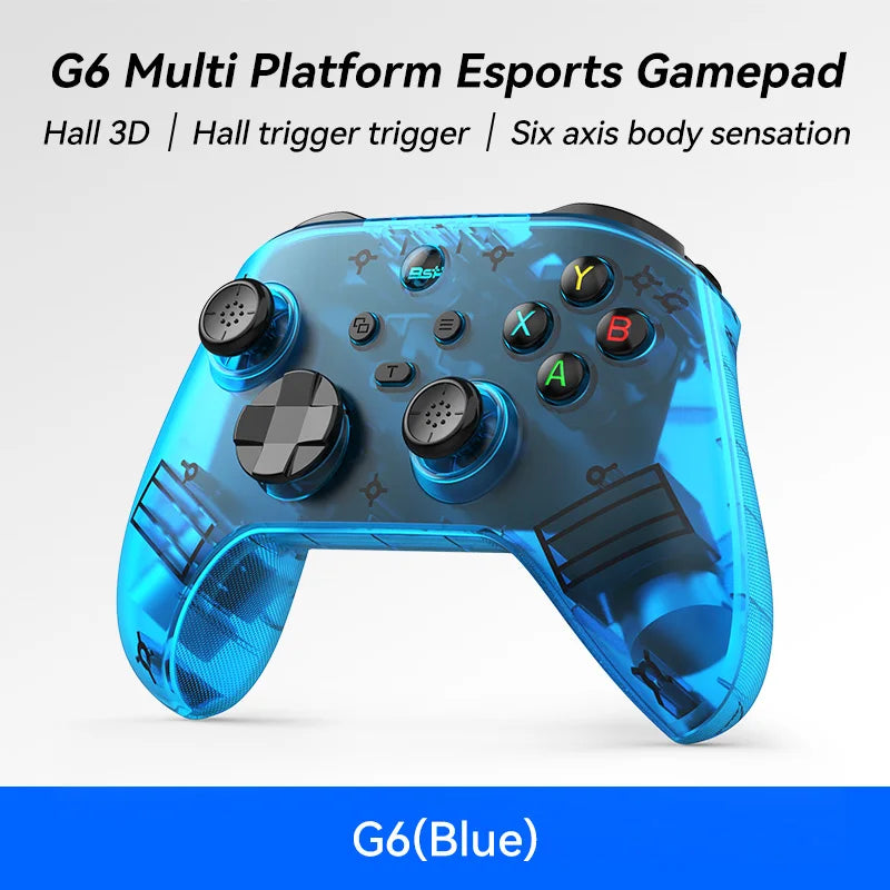 BSP G6 Double Hall For Nintendo Switch Controller Wireless Bluetooth Gamepads For Nintendo Switch Pro Console Control Joystick
