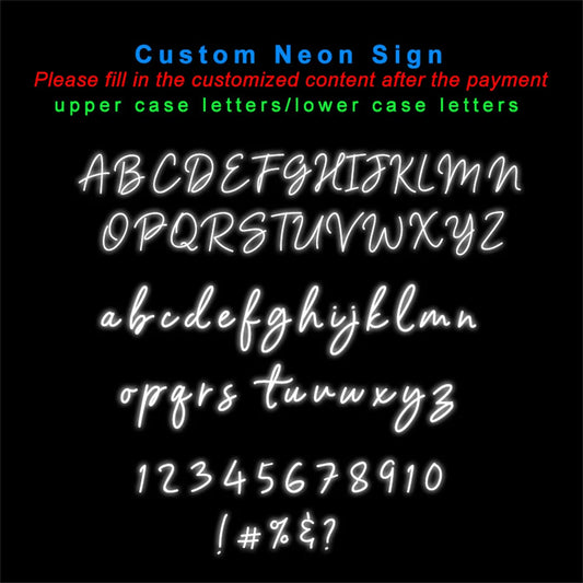 Custom Name Neon Sign Baby Birthday Party Gift Kid Room Home Wall Decor Led Name Sign Dorm Room Decor Personalized Gifts for Her