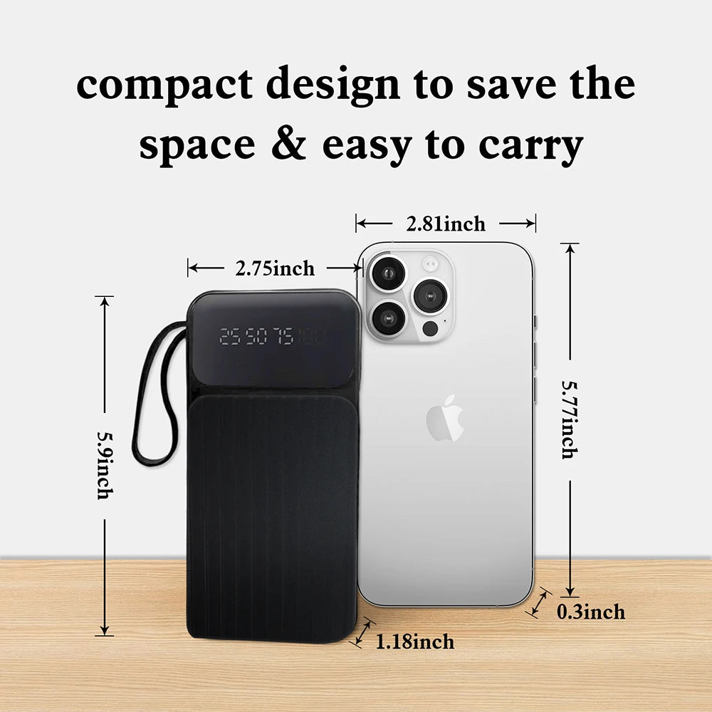 100% New 20000mAh Outdoor Portable Powerbank Battery Charger For iPhone Samsung Huawei
