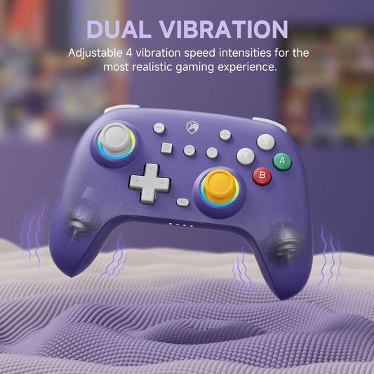 ECHTPower Wireless Switch Pro Controller for Nintendo Switch2/Switch Lite/Switch OLED - Gamepad Joystick