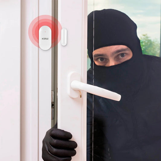 KERUI MC11 Door Sensor 433MHz Wireless Window Magnet Sensor Detector For W202 W181 Home Security Alarm System Burglar An-theft