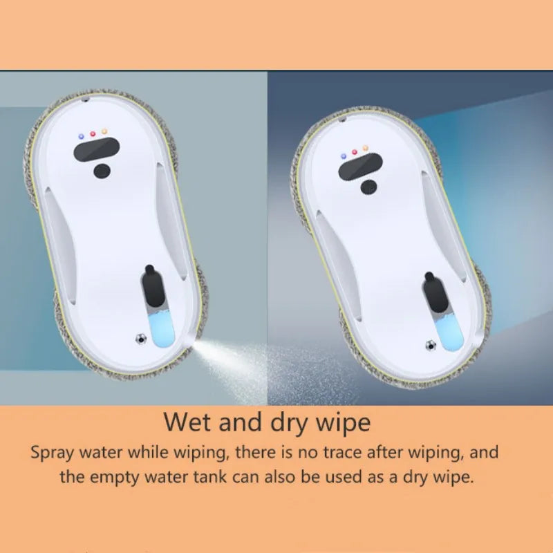 DIVEDEER Automatic Window Cleaning Robot for Home Use Brushless Motor Glass Cleaning Spray Robot