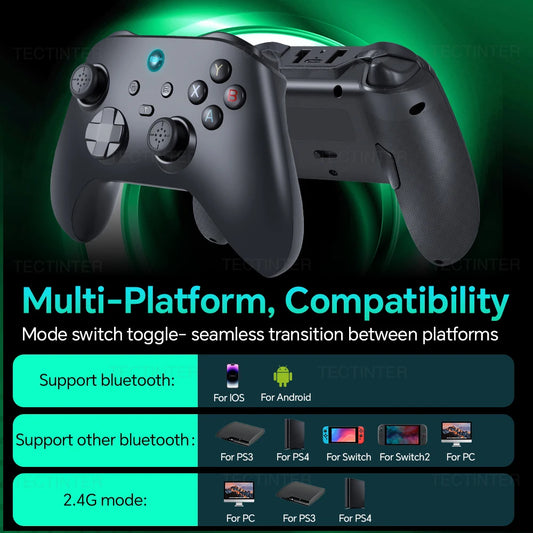 G6 Hall Effect Joystick Wireless Controller For Nintendo Switch 1/2 Gamepad For PC Controls/PS3/PS4/Android/IOS Game Accessories