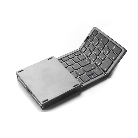 Beyour Folding Bluetooth Wireless Keyboard Foldable Numeric Keypad Number Pad for Windows Android ios mac B089 Portable Keyboard