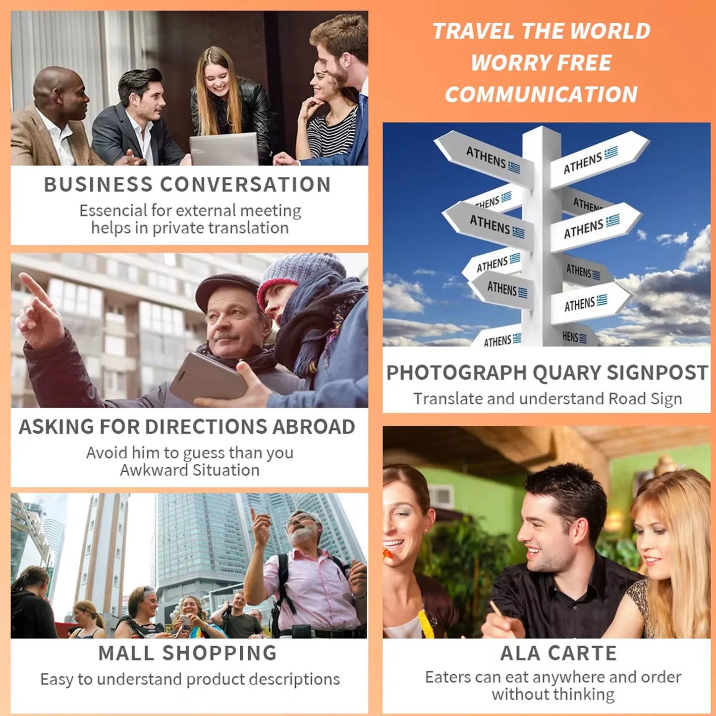 Vormor Z8 Portable Smart Voice Translator Real-time 138 Multi-Language Speech Interactive Offline Translator for Travel Learning