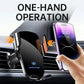 UYUXIO Manual Clamp Wireless Car Charger 15 Fast Charging Air Vent Car Mount Phone Holder for iPhone Samsung Android Phone