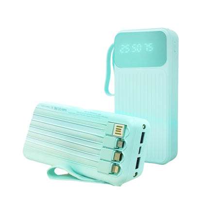 100% New 20000mAh Outdoor Portable Powerbank Battery Charger For iPhone Samsung Huawei