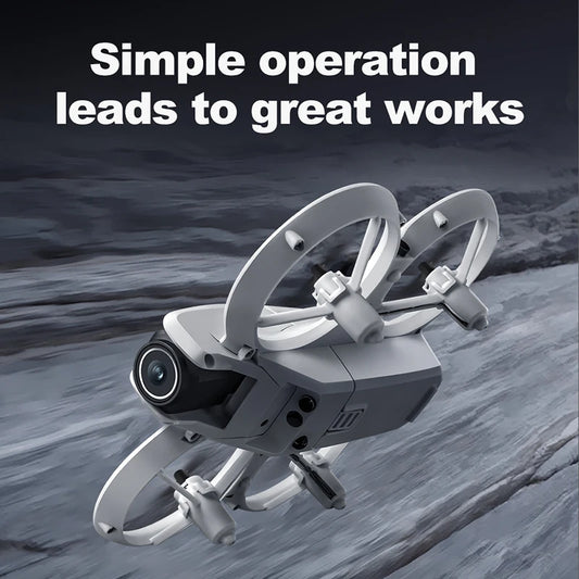 V66 Mini Drone 4K Profesional Dual Camera Headless Mode Obstacle Avoidance WiFi FPV Drone 360° Flip RC Quadcopter Toys for Kids