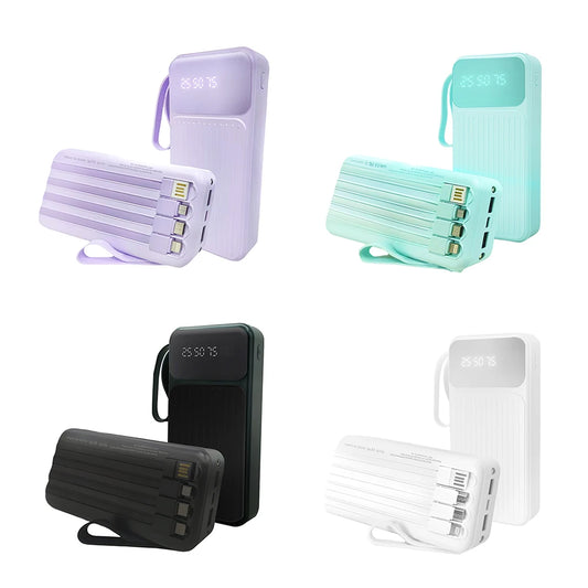 100% New 20000mAh Outdoor Portable Powerbank Battery Charger For iPhone Samsung Huawei